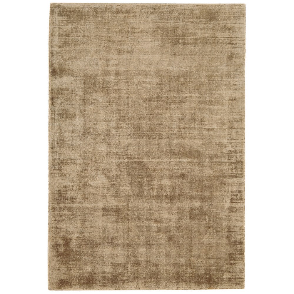 Blade Plain Rugs in Soft Gold